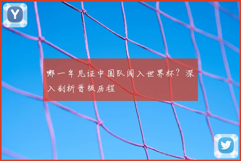 哪一年见证中国队闯入世界杯?深入剖析晋级历程